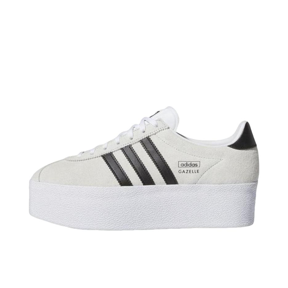 推荐商品：adidas Gazelle Up 板鞋 防滑耐磨舒适透气增高时尚百搭 白色/亮白色/黑色