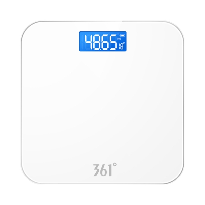 推荐商品：361° 健康秤 钢化玻璃 精准测量 液晶数字显示 LX-HS21-充电款