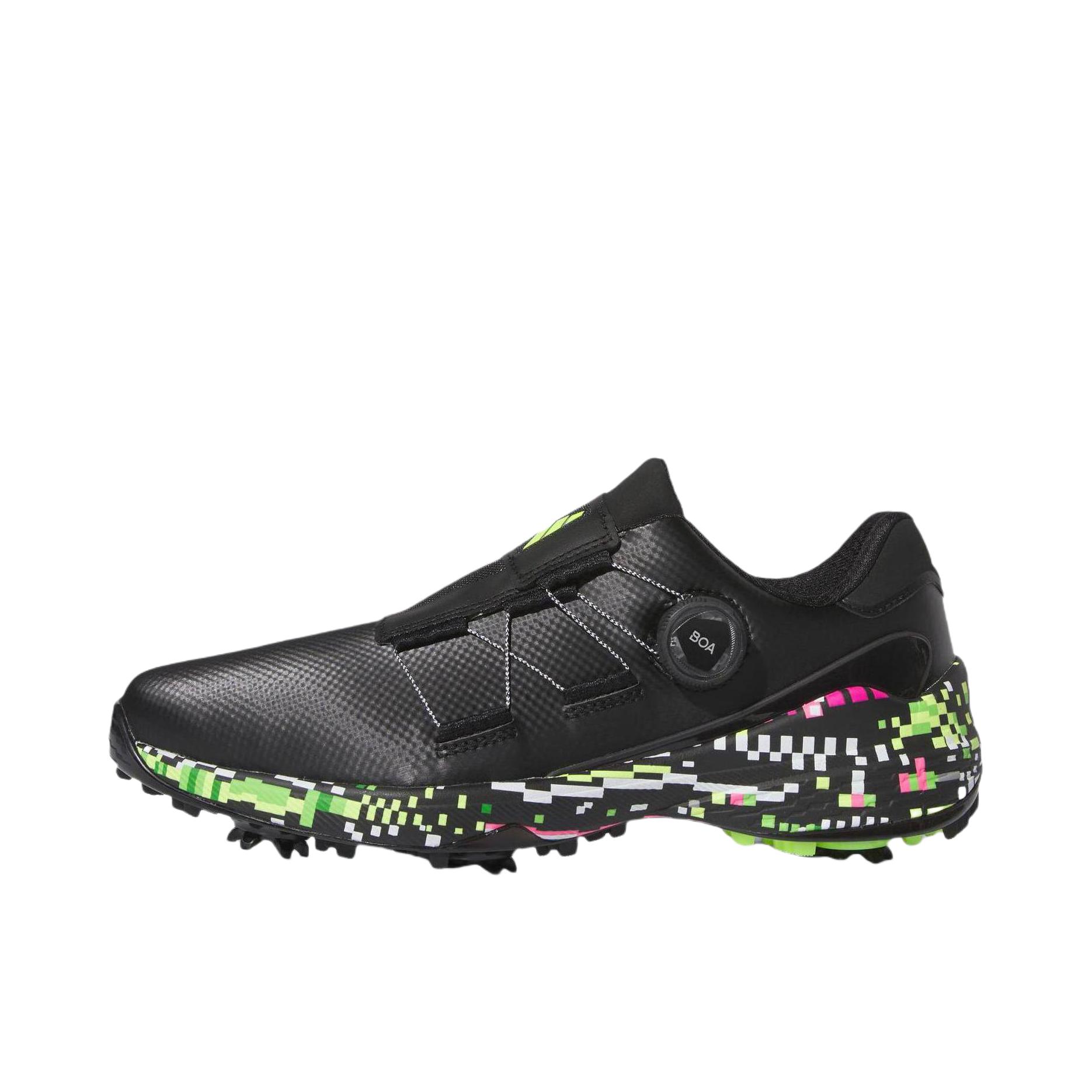 推荐商品：adidas ZG23 Golf 减震轻便 防滑耐磨 网面 舒适百搭 防水 运动休闲鞋 高尔夫球鞋 黑色/印花