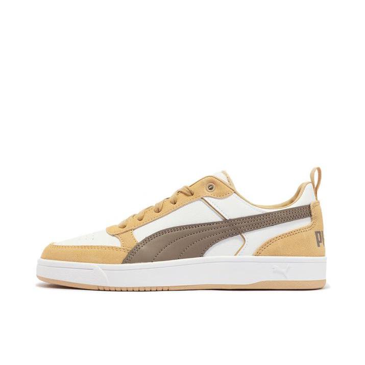 推荐商品：Puma/彪马 Dribble 小白鞋 板鞋 舒适低帮防滑耐磨复古百搭轻便 白色/松砂色