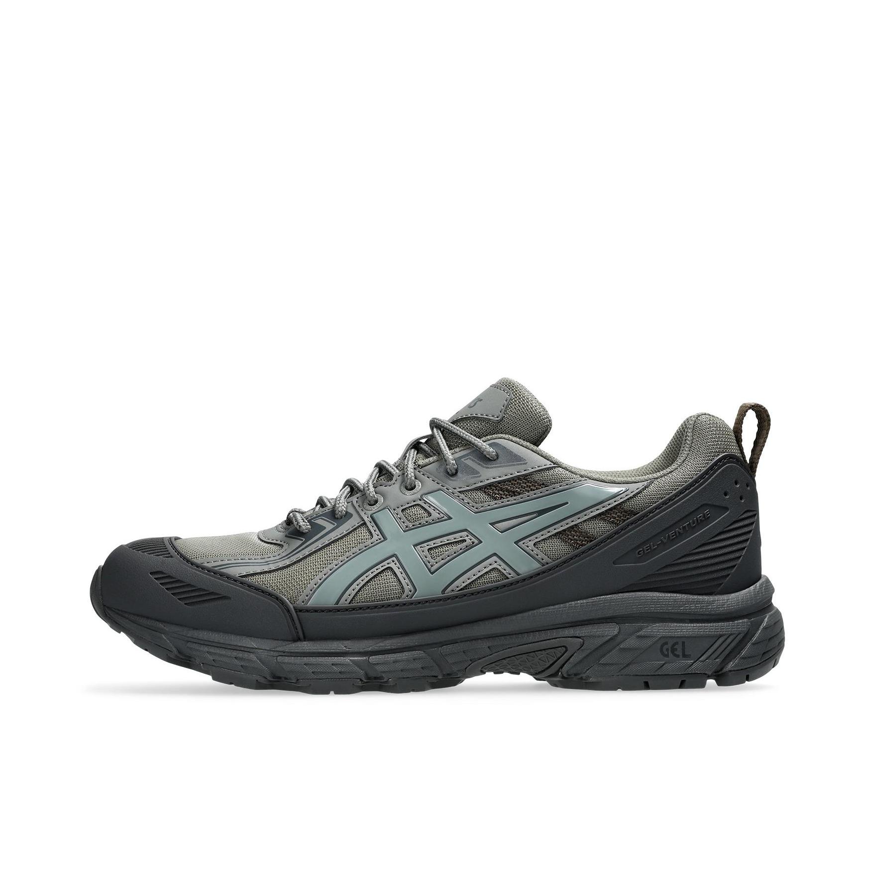 推荐商品：Asics/亚瑟士 Gel-Venture 6 Shield 跑鞋 防滑耐磨低帮圆头系带舒适百搭 绿色/黑色