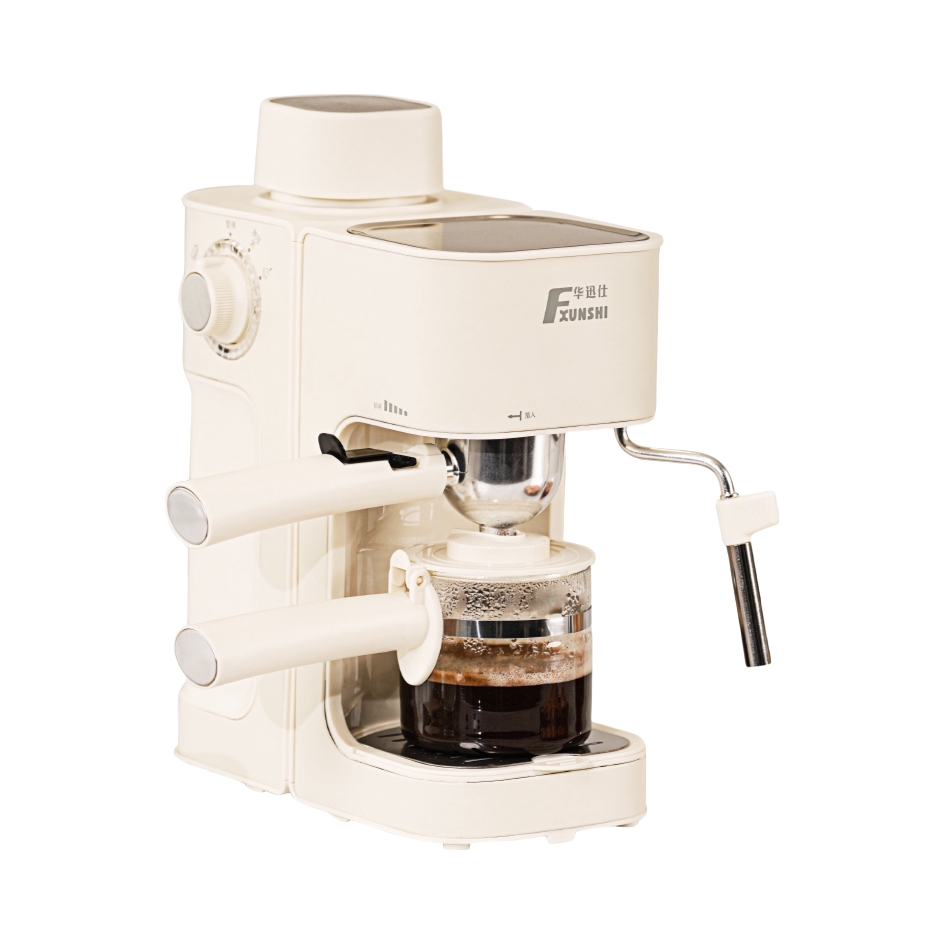 推荐商品：华迅仕 0.24L 咖啡机 高压蒸汽 萃取一体 独立分壶 MD-2006