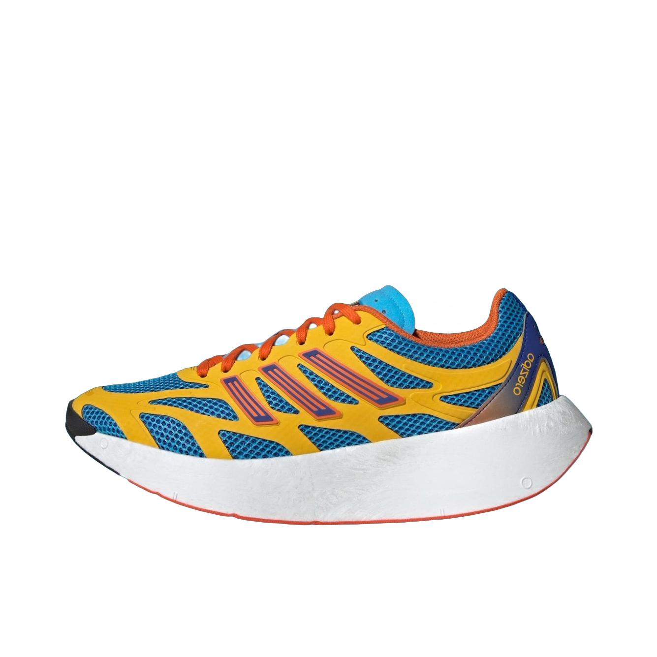 推荐商品：adidas Adizero Aruku 跑鞋 复古防滑耐磨贴合支撑 黄色/蓝色