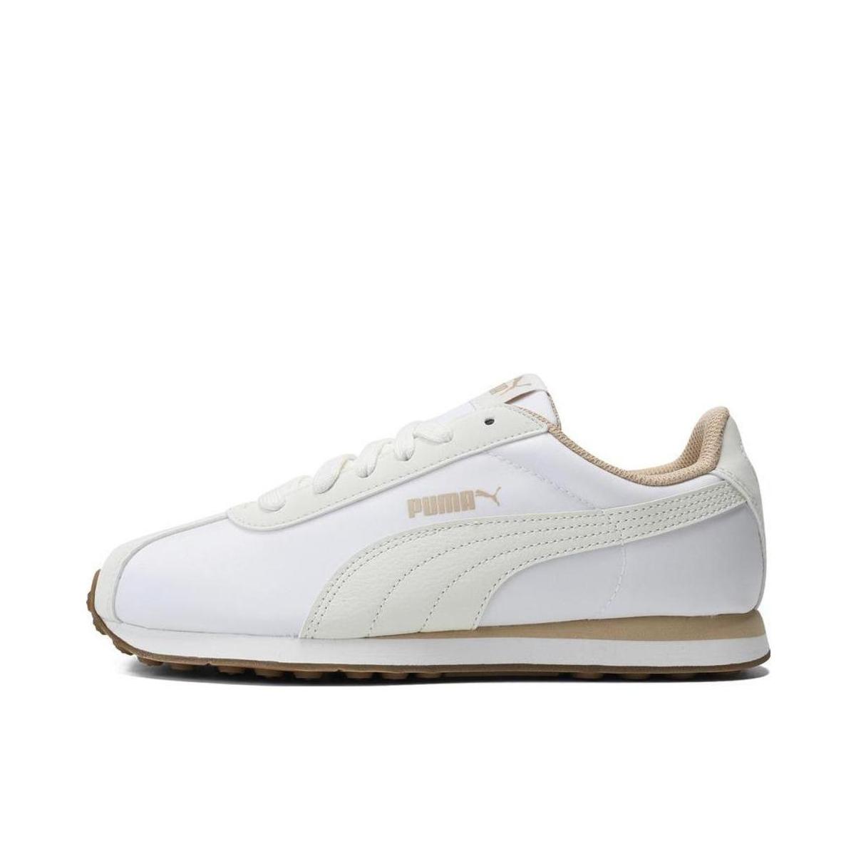 推荐商品：Puma/彪马 Turin 运动休闲鞋 复古百搭轻便舒适透气耐磨包裹性圆头 白色/米色