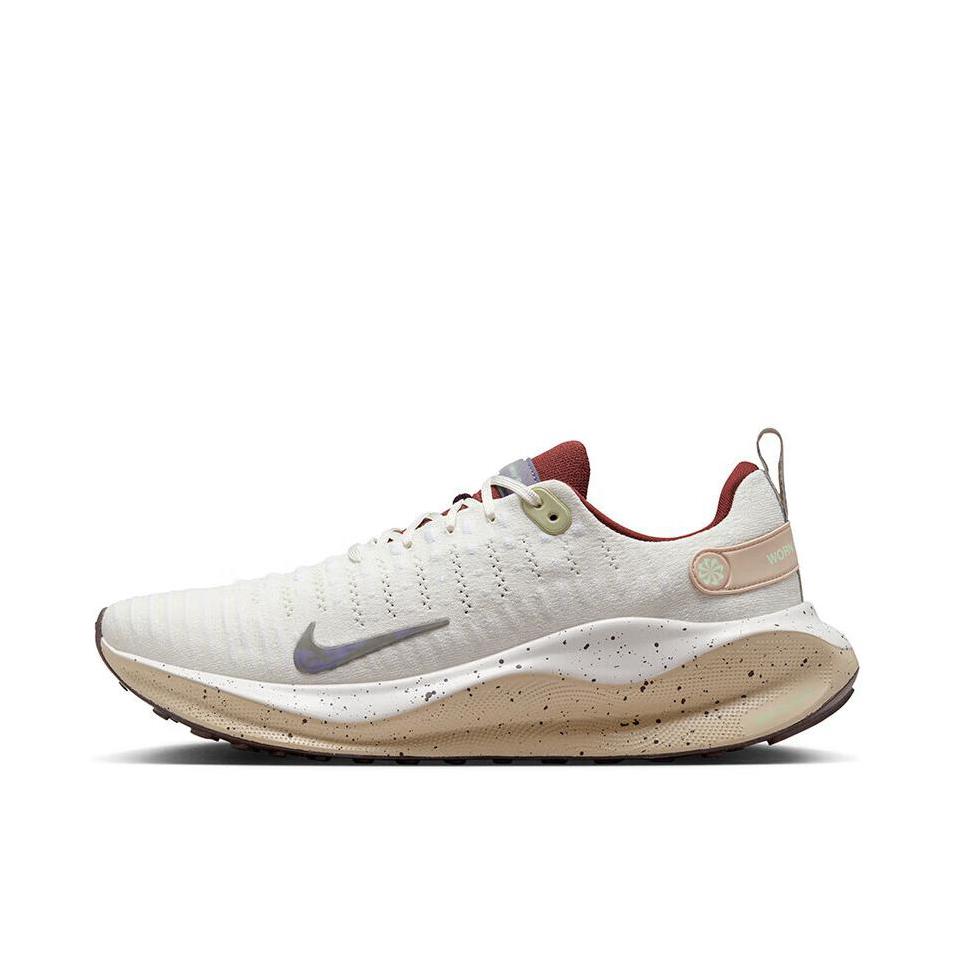 推荐商品：Nike React Infinity Run 4 跑鞋 公路舒适缓震防滑耐磨防水织物训练飞织抓地包裹性 白色