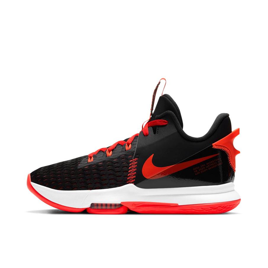 推荐商品：Nike Lebron Witness 5 詹姆斯 缓震回弹 防滑耐磨 实战 篮球鞋 国内版/黑色/红色