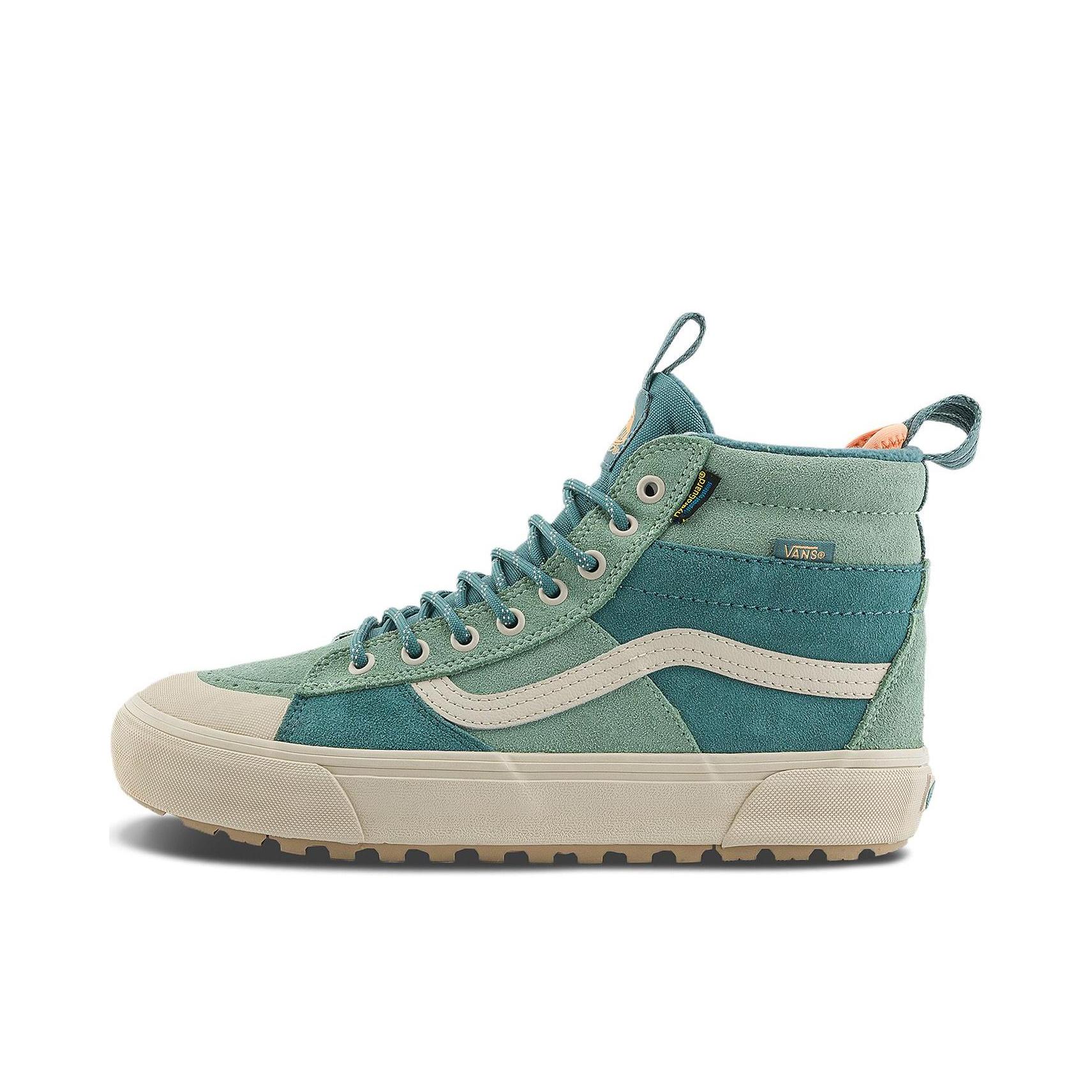 推荐商品：Vans/范斯 SK8-Hi 板鞋 潮流经典拼接复古街头厚底 高帮/绿色