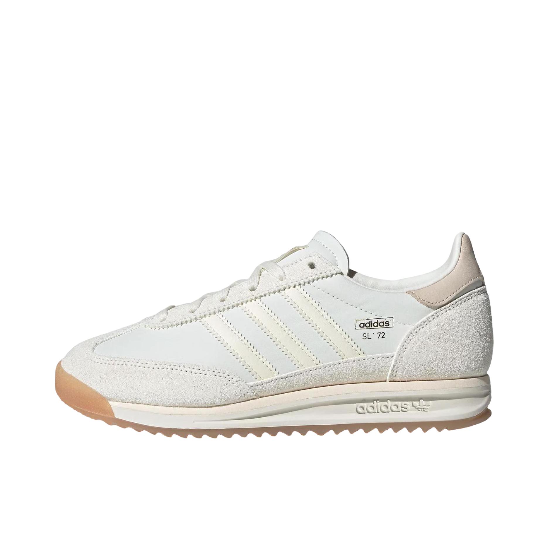 推荐商品：【马思纯同款】 adidas Originals SL 72 T头鞋 德训鞋 运动休闲鞋 轻便防滑耐磨透气舒适简约复古 汉玉白/乳白色/亚麻棕
