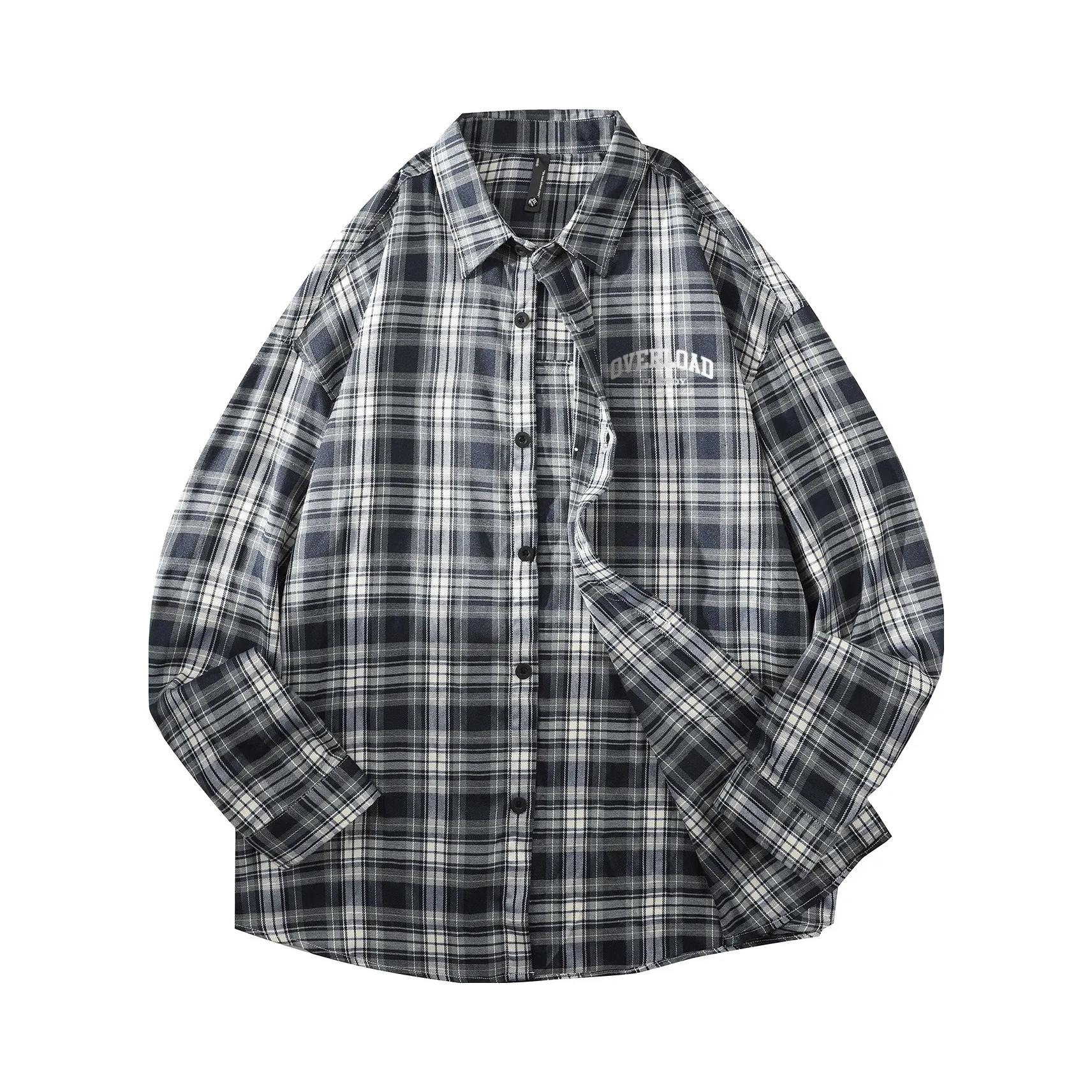 推荐商品：OXO OVERLOAD  薄款单排扣美式复古学院风衬衫 男女同款 OX6298 深蓝