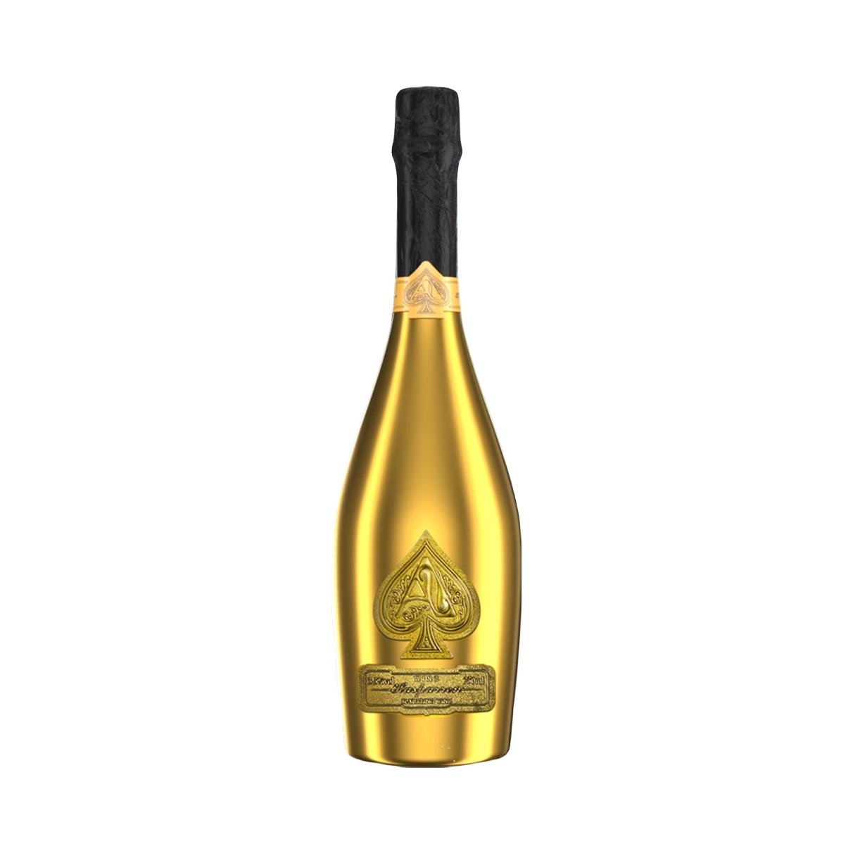 推荐商品：Hasparren/爱斯百伦 土豪金黑桃a起泡酒 3.5%vol 750ml 瓶装 金色750ml