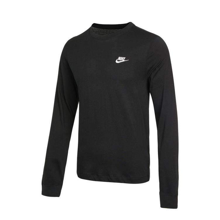 【板仓滉同款】Nike 跑步健身训练透气纯棉打底衫刺绣印花速干圆领内搭套头长袖T恤 AR5194