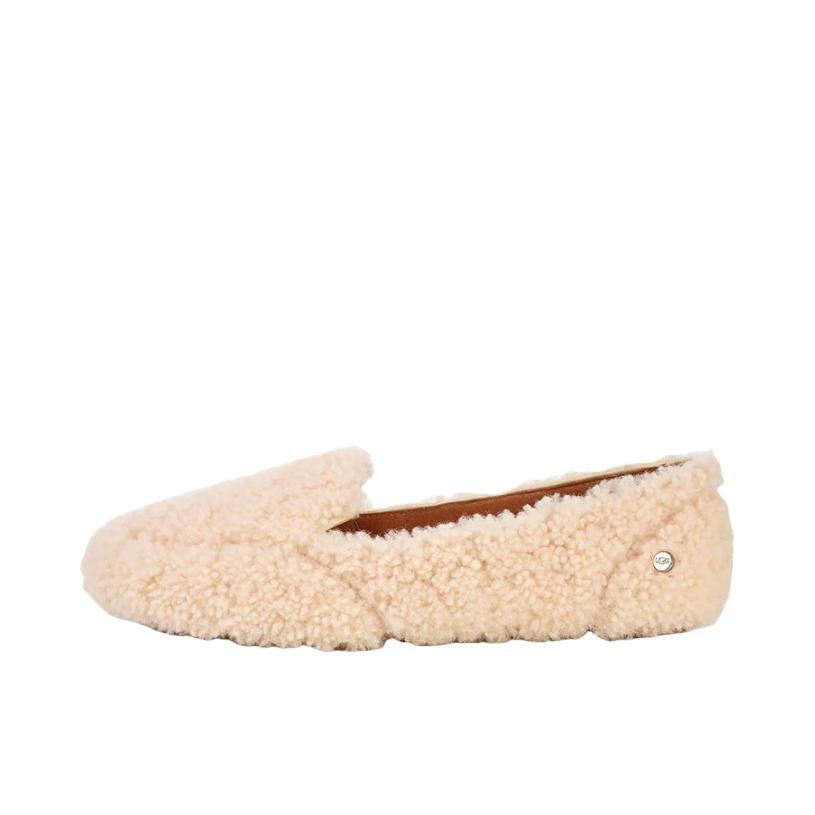 推荐商品：UGG 经典毛绒 乐福鞋 1095108 米白