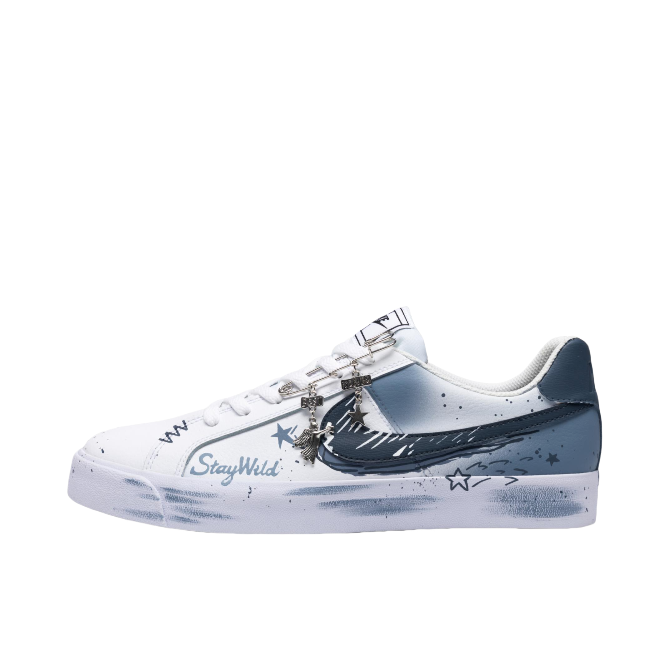 推荐商品：【定制球鞋】Nike Court Royale 板鞋 抗冲击性防水防滑耐磨透气简约百搭休闲潮流 银河快递员