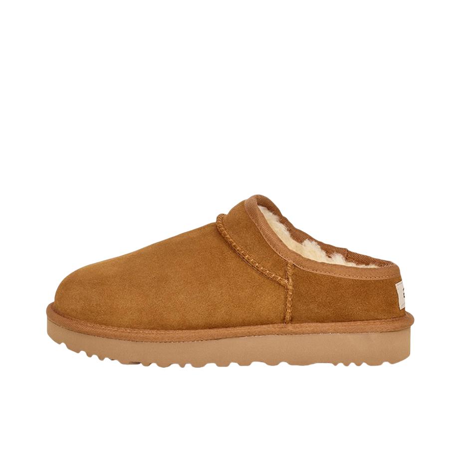 推荐商品：UGG Classic Slipper 简洁 舒适防滑 保暖 一脚蹬 运动休闲鞋 栗色