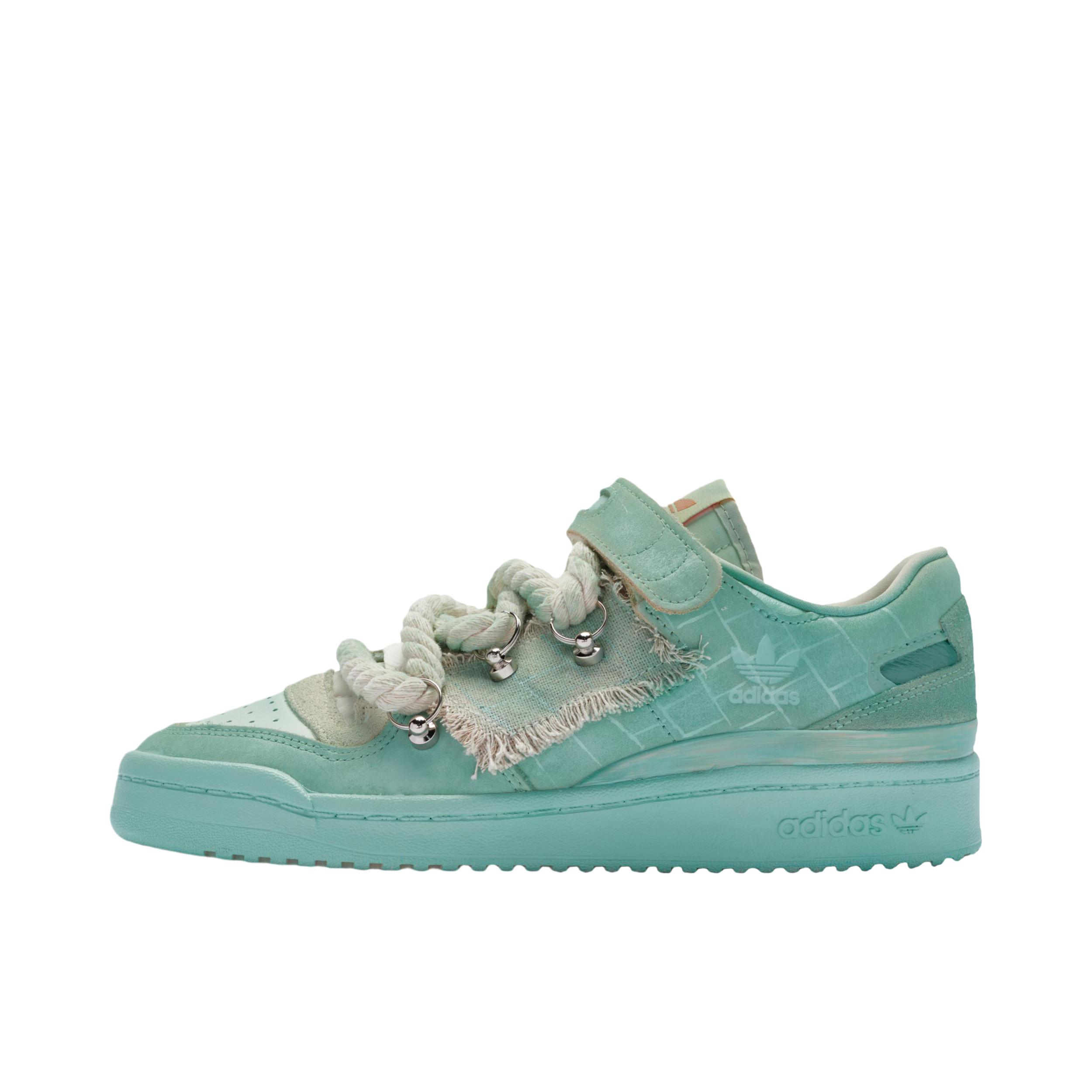 推荐商品：【定制球鞋】 adidas originals FORUM 板鞋 防滑耐磨舒适轻便复古潮流合成革 春日青