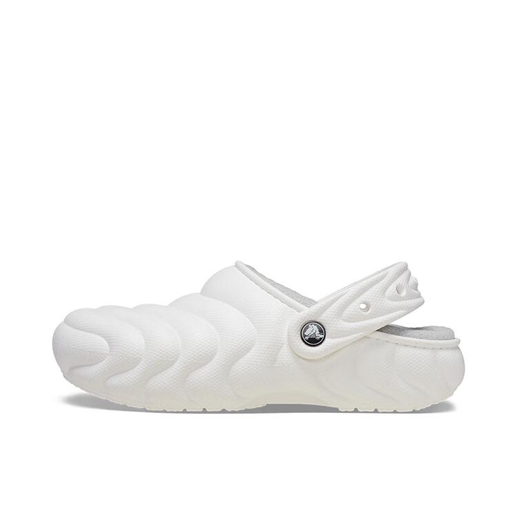 推荐商品：Crocs/卡骆驰 经典 潜艇 包头 暖棉 舒适轻便 透气 轻时尚 简约百搭 潮流 洞洞鞋 凉鞋 白色