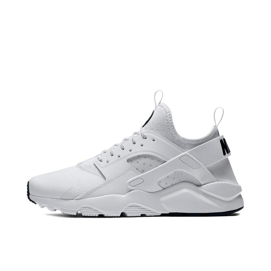 推荐商品：Nike Air Huarache Ultra 跑鞋 防滑耐磨舒适透气防水减震轻便复古百搭织物包裹性 Ultra White Black 白色黑LOGO
