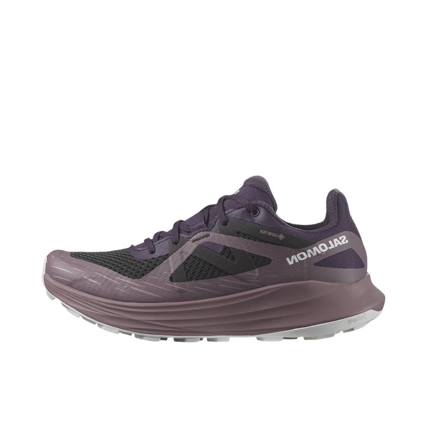 推荐商品：Salomon/萨洛蒙 Ultra Flow 超轻 缓冲 防滑耐磨 轻便透气 舒适百搭 户外 越野 跑鞋 女款/紫色/黑色