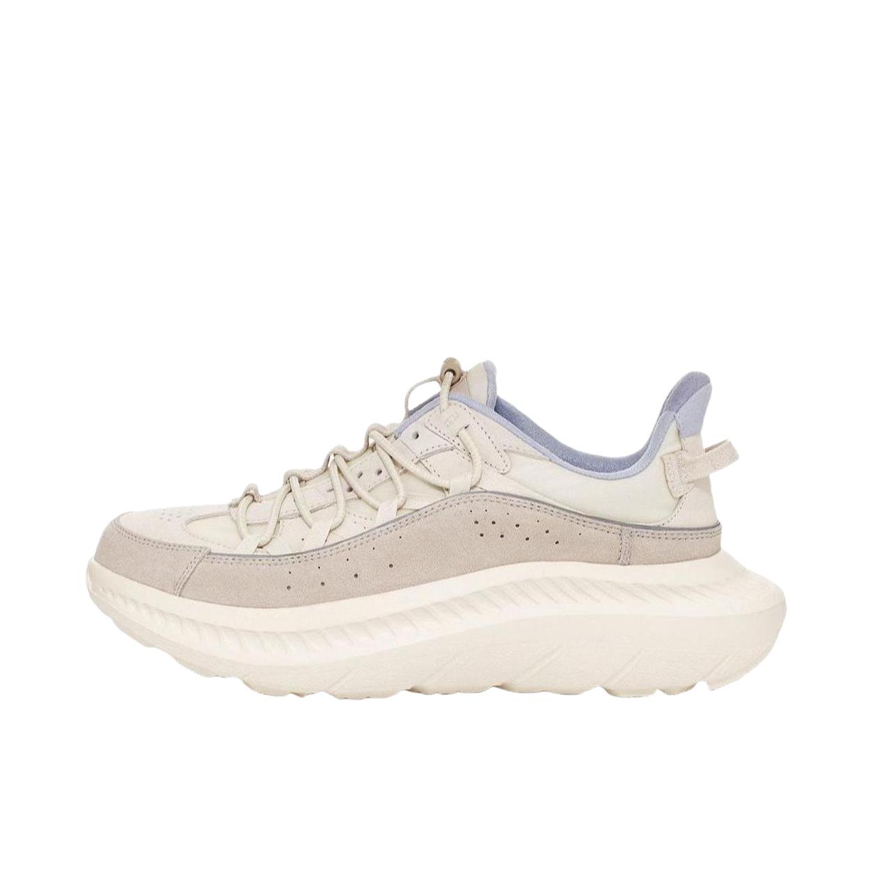 推荐商品：UGG V2 Remix 减震耐磨 舒适透气 轻便 圆头低帮 牛皮 时尚简约 运动休闲鞋 茉莉白色/陶土褐白色