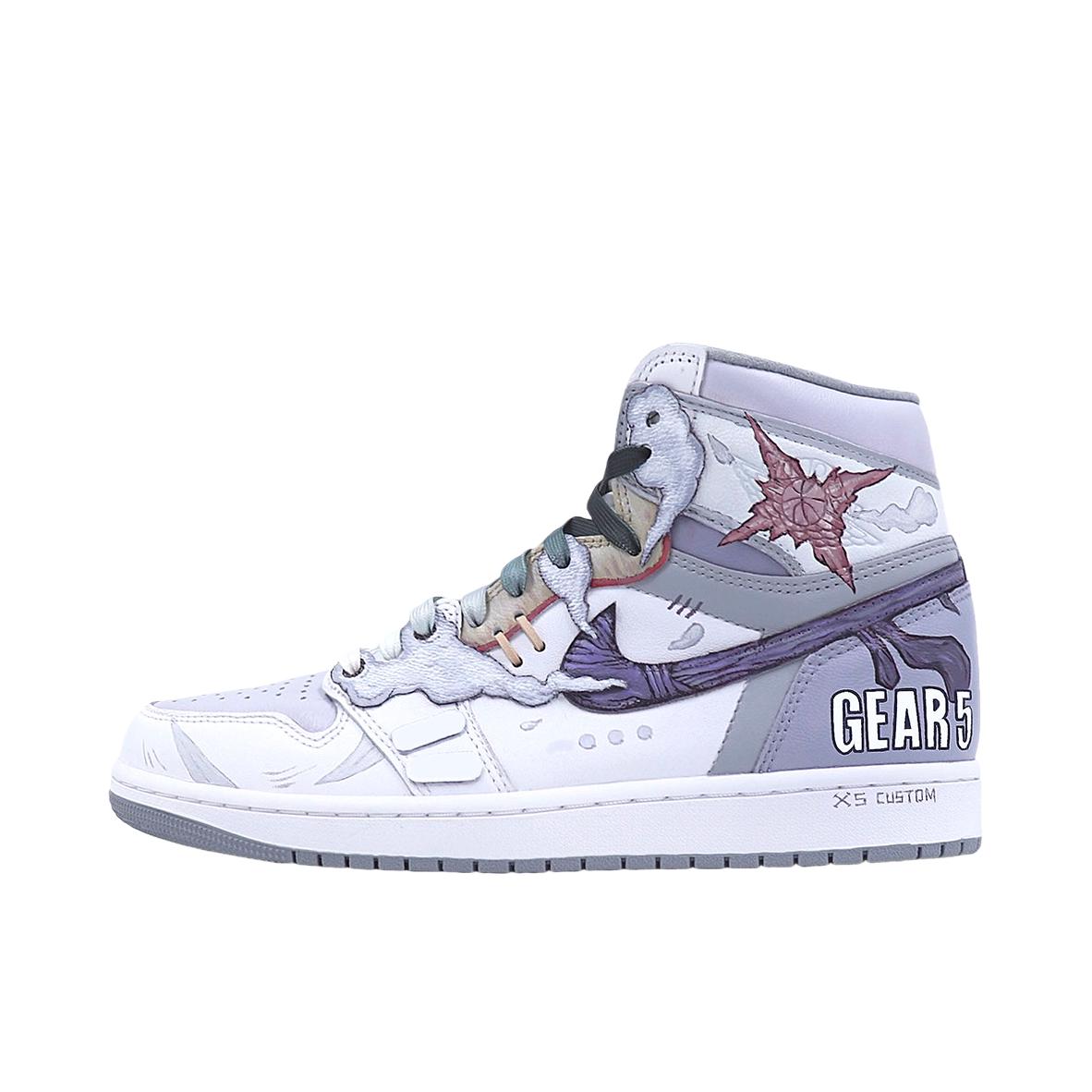 推荐商品：【定制球鞋】Air Jordan 1 减震 耐磨 透气 平跟 复古 潮流 简约 包裹性 防滑 轻便 支撑 增高 板鞋 五档进阶