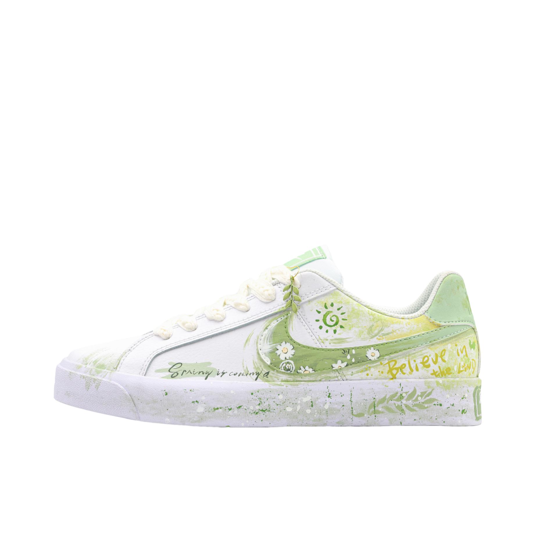 推荐商品：【定制球鞋】Nike Court Royale 板鞋 抗冲击性防水防滑耐磨透气简约百搭休闲潮流 女款/等一个勤天