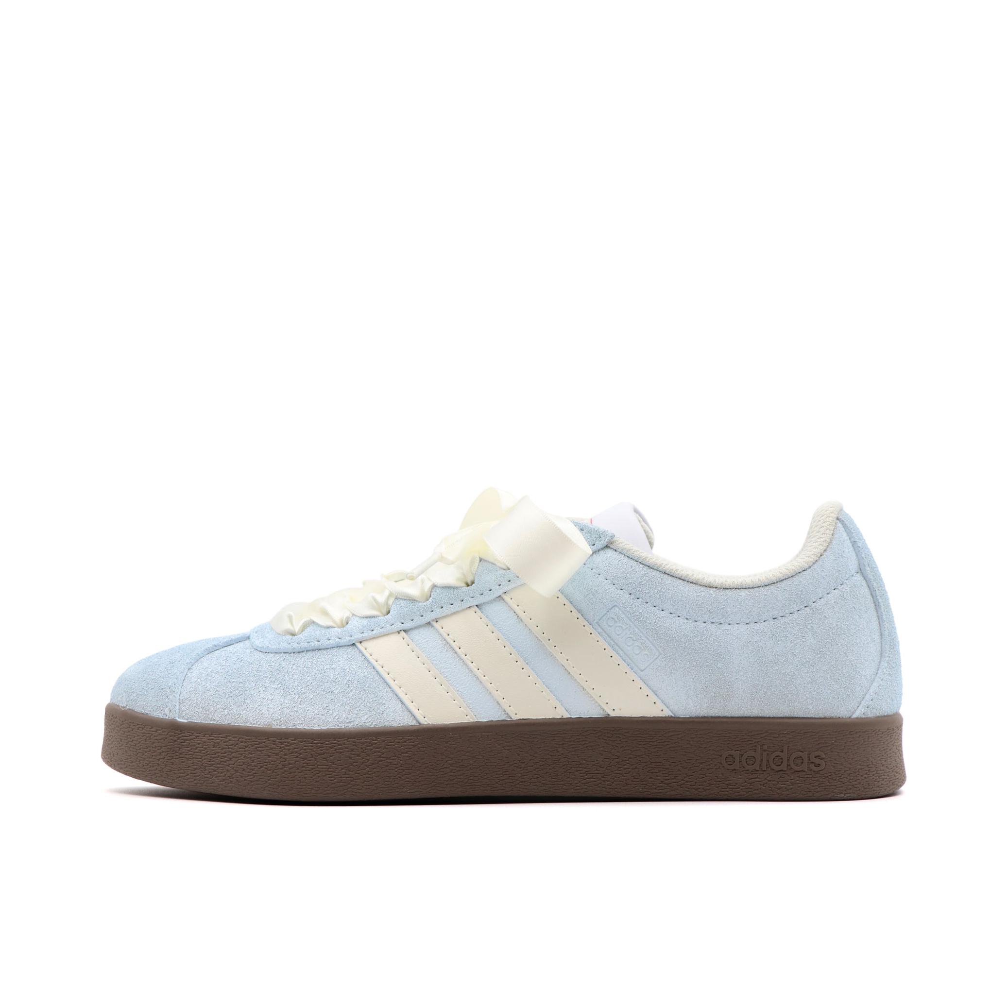 推荐商品：【定制球鞋】Adidas neo VL Court 2.0 德训鞋 板鞋 复古轻便耐磨芭蕾风甜美文艺抗冲击性防水 海盐玫瑰