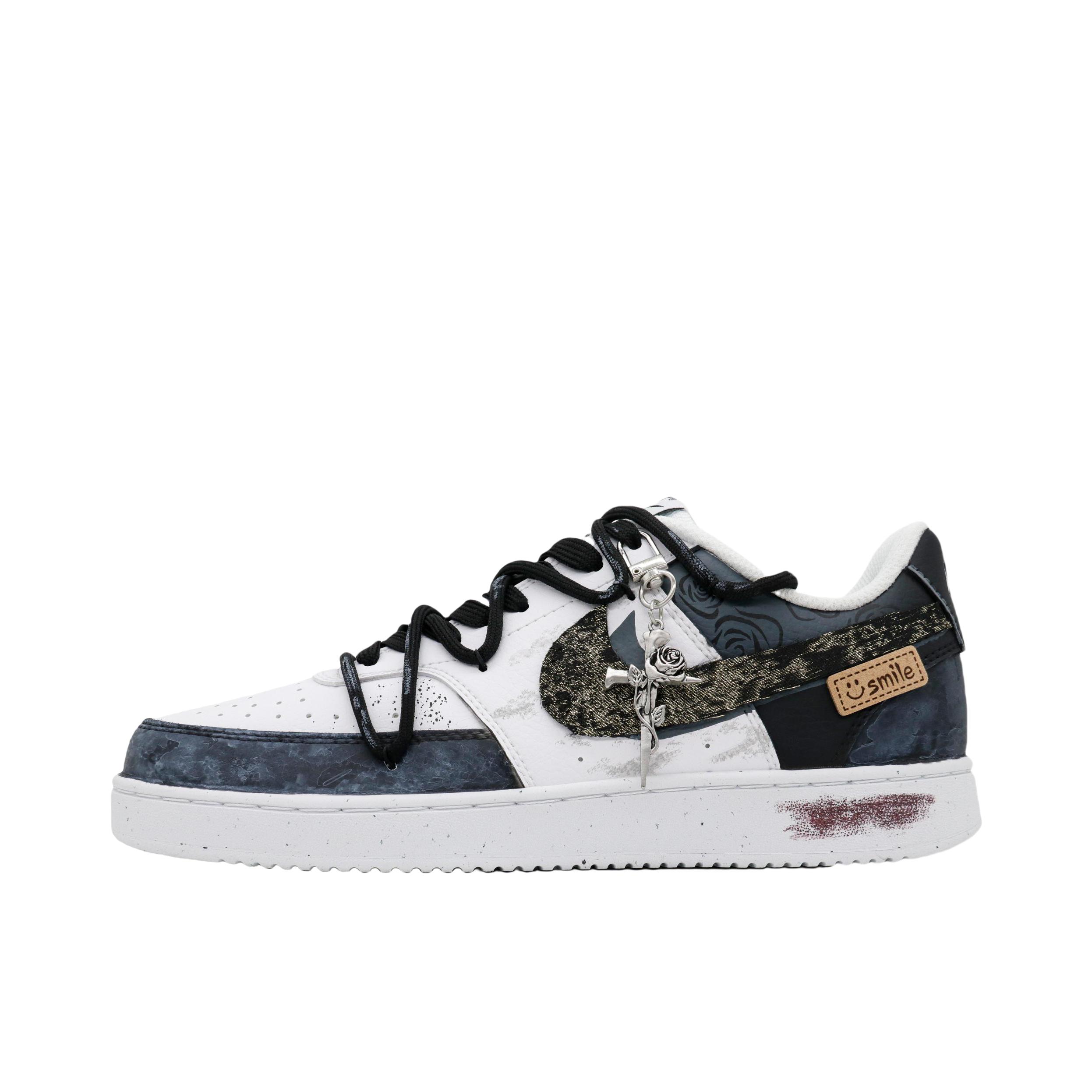 推荐商品：【定制球鞋】 Nike Court Vision 1 板鞋 防水美式简约防滑减震复古 酷到底 