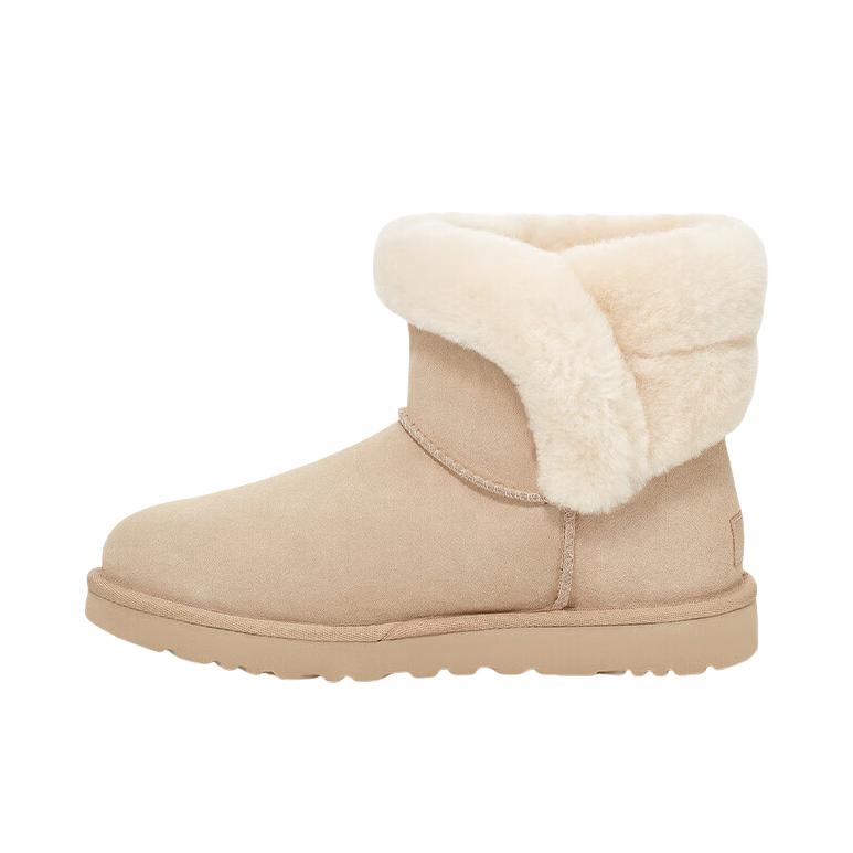 推荐商品：UGG Saniya Shearling Mini 舒适 时尚百搭 雪地靴 白色