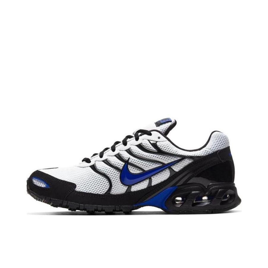 推荐商品：Nike Air Max Torch 4 跑鞋 缓震耐磨防滑透气合成革织物气垫 黑色/蓝色/白色
