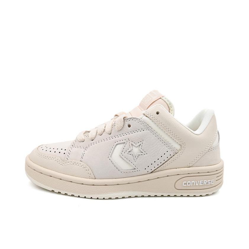 推荐商品：Converse/匡威 Weapon 板鞋 星箭标潮流经典复古拼接防滑耐磨减震透气支撑包裹性 低帮/米色