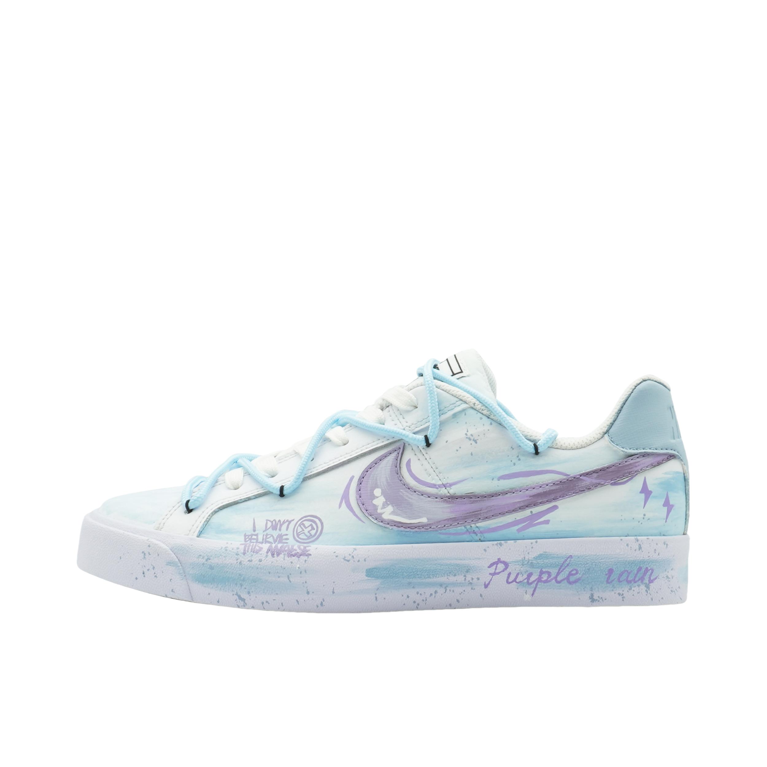 推荐商品：【定制球鞋】Nike Court Royale 板鞋 抗冲击性防水防滑耐磨透气简约百搭休闲潮流 紫韵