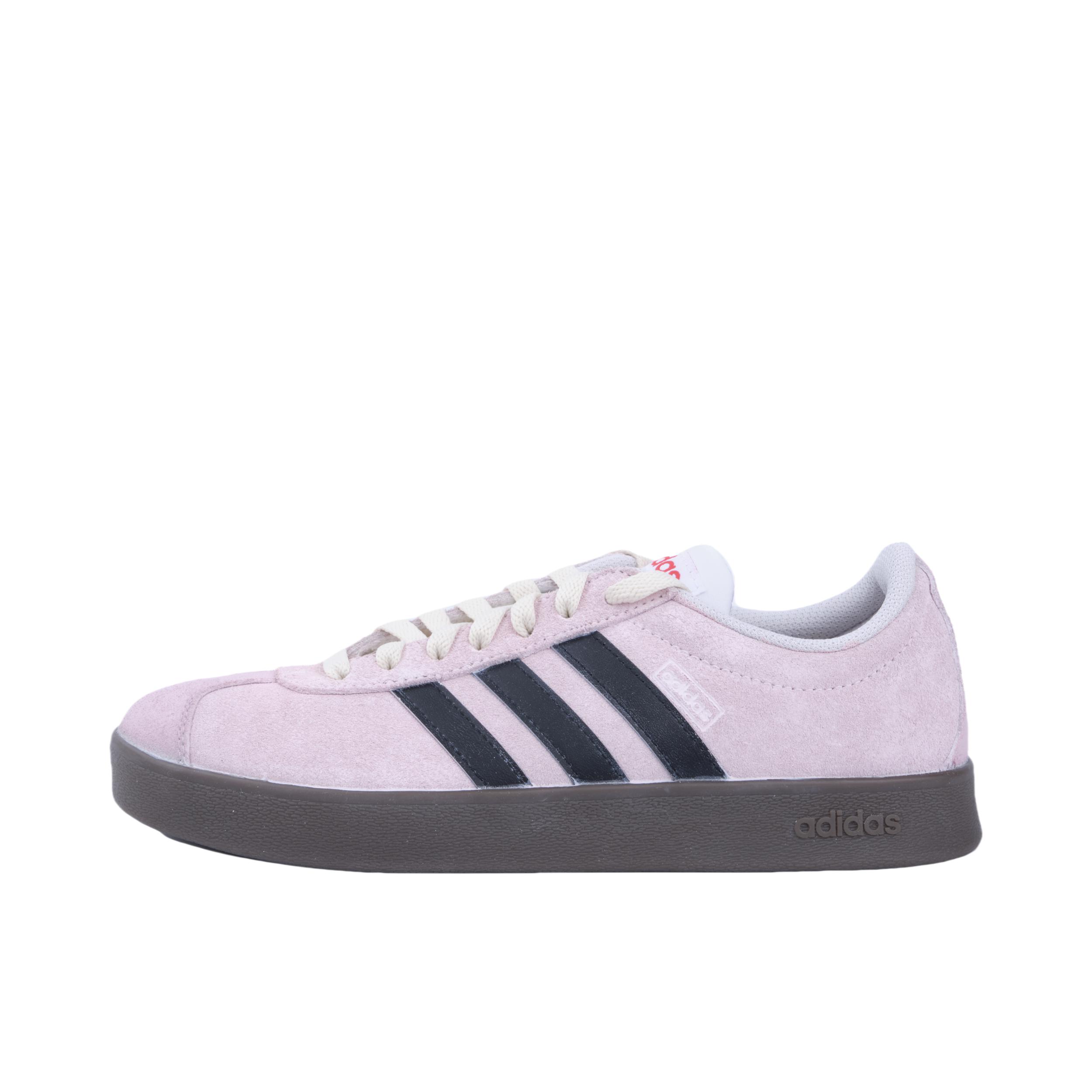 推荐商品：定制款 adidas neo Vl Court 板鞋 减震抗冲击性防水合成革甜酷美式包裹性 白桃啵啵