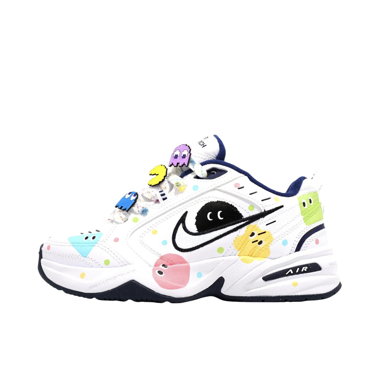 推荐商品：【定制球鞋】 Nike Air Monarch 4 运动休闲鞋 防滑耐磨舒适缓震织物合成革百搭复古 搞怪色块