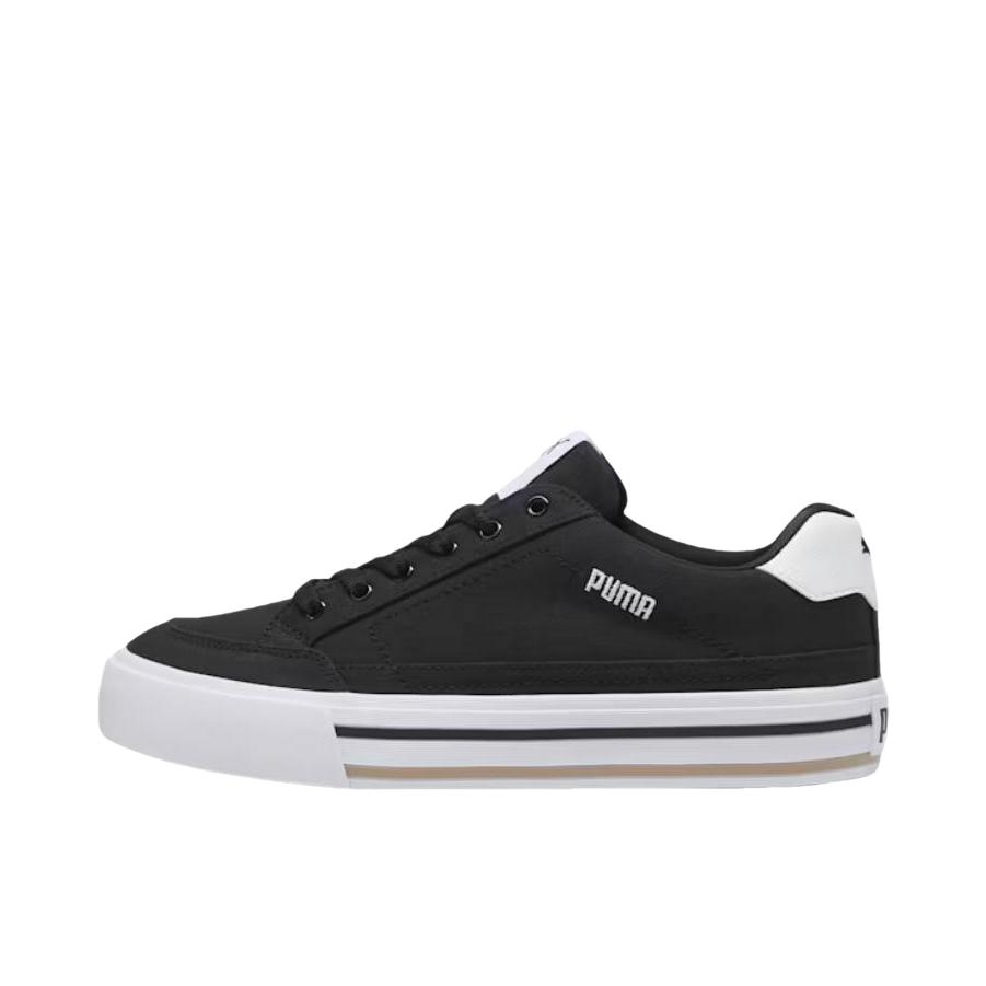 推荐商品：Puma/彪马 Court Classic 板鞋 减震防滑耐磨舒适轻便包裹性胶底百搭复古潮流时尚 黑色/白色
