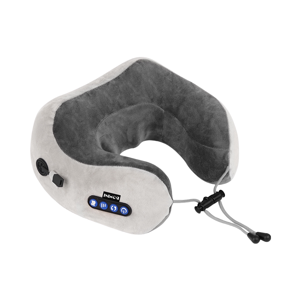 推荐商品：BoMiNi/博米尼 颈背按摩仪 便携方便 高频震动 恒温热敷 u型按摩枕