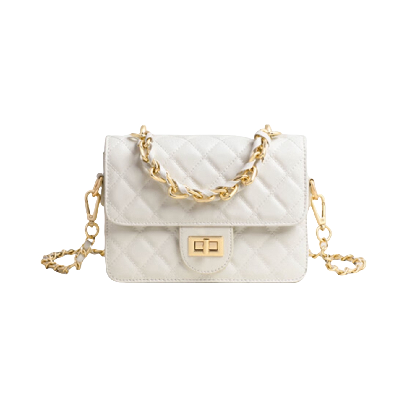 推荐商品：Viney 时尚小香风优雅气质菱格链条小众百搭高级感高颜值精致简约个性斜挎包手提包