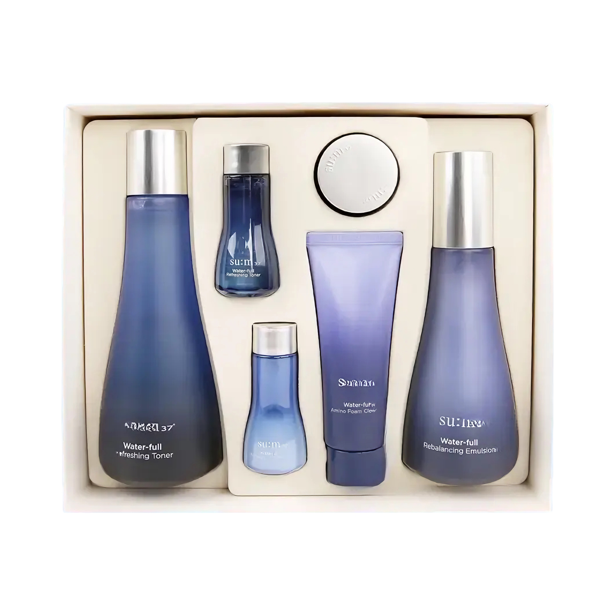 推荐商品：SU:M37°/苏秘37° 蓝buff水漾沁润护肤套装 补水保湿