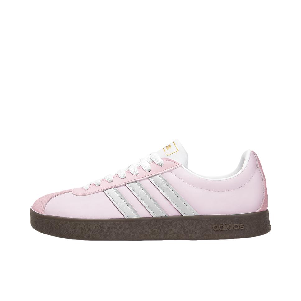 推荐商品：定制款 adidas neo Vl Court 板鞋 减震抗冲击性防水合成革甜酷美式包裹性 春树下