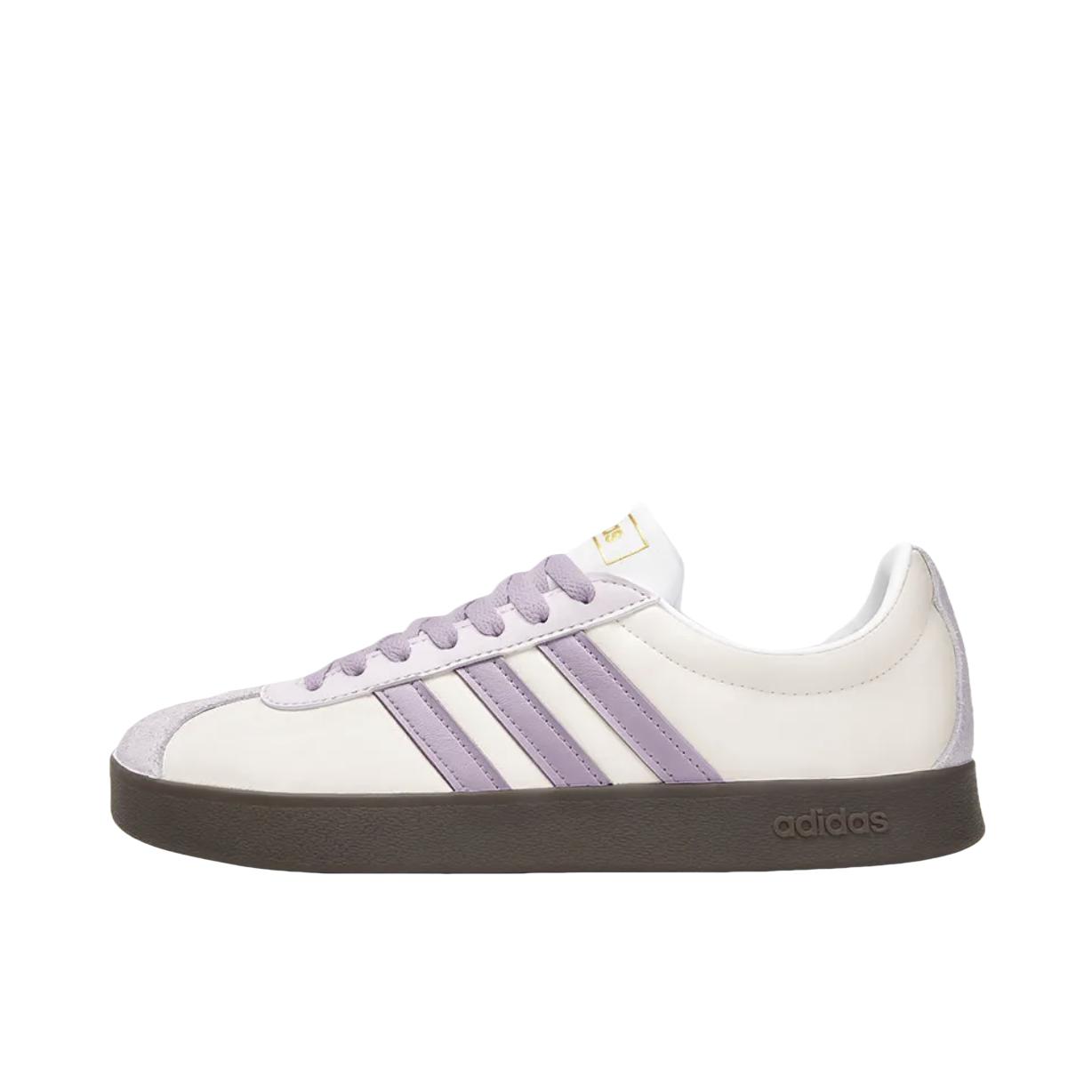 推荐商品：【定制球鞋】Adidas neo VL Court 2.0 德训鞋 板鞋 复古轻便耐磨芭蕾风甜美文艺抗冲击性防水 橘霞
