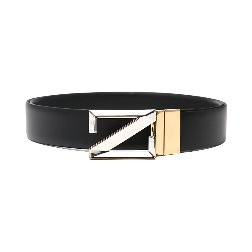 推荐商品：Ermenegildo Zegna 24SS双面用带扣式商务休闲皮带 LHAVOB029GZ