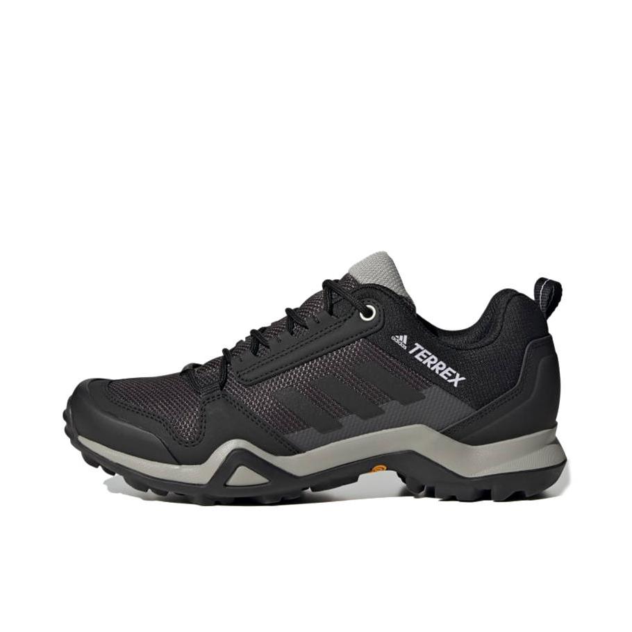 推荐商品：adidas  Terrex AX3  户外 防滑耐磨 时尚潮流  登山鞋 徒步鞋 黑/银色