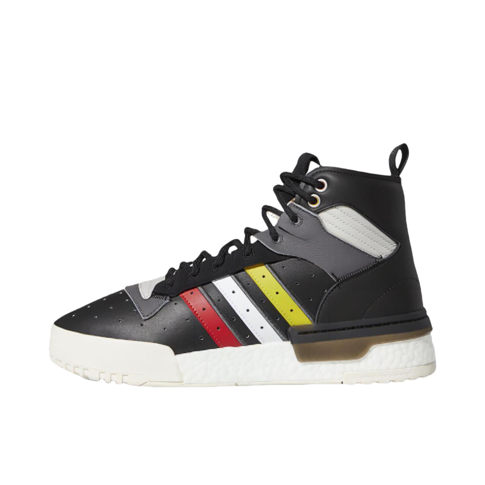 推荐商品：adidas Originals Rivalry RM 防滑耐磨 减震透气 舒适轻便 复古百搭 休闲鞋 黑色/红色/黄色