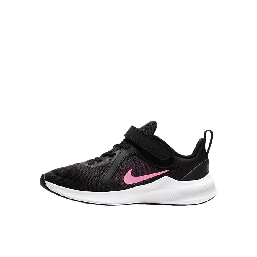 推荐商品：Nike Downshifter 10 耐磨 童鞋 小童/黑色/粉色