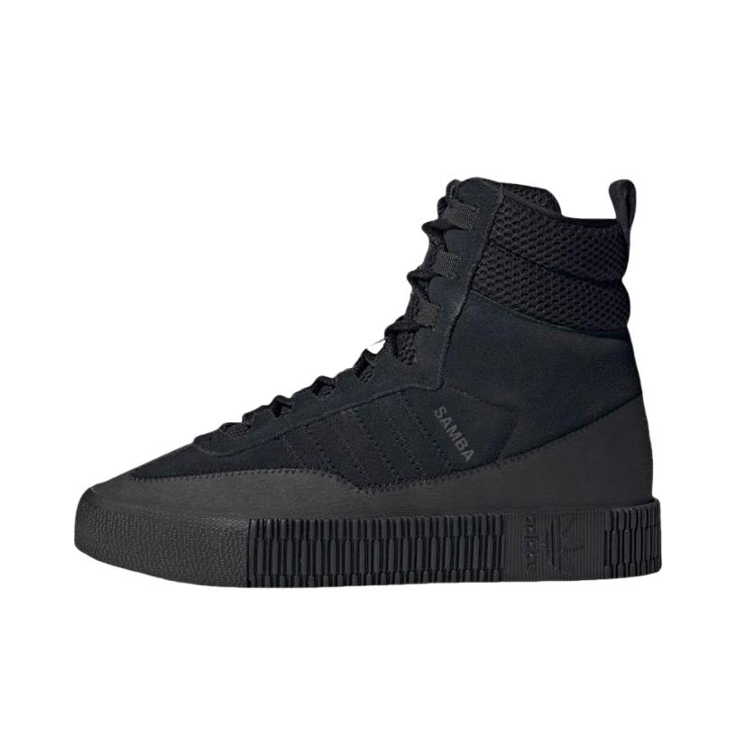 推荐商品：adidas Originals Samba Boots 防滑耐磨 T头鞋 德训鞋 运动休闲鞋 黑色