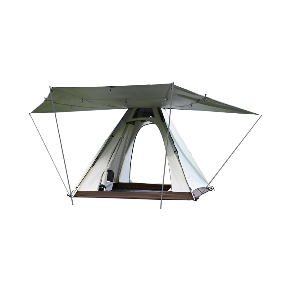 推荐商品：jigfish 印第安金字塔 户外 速开 遮阳 透气 露营 帐篷 ZP0064
