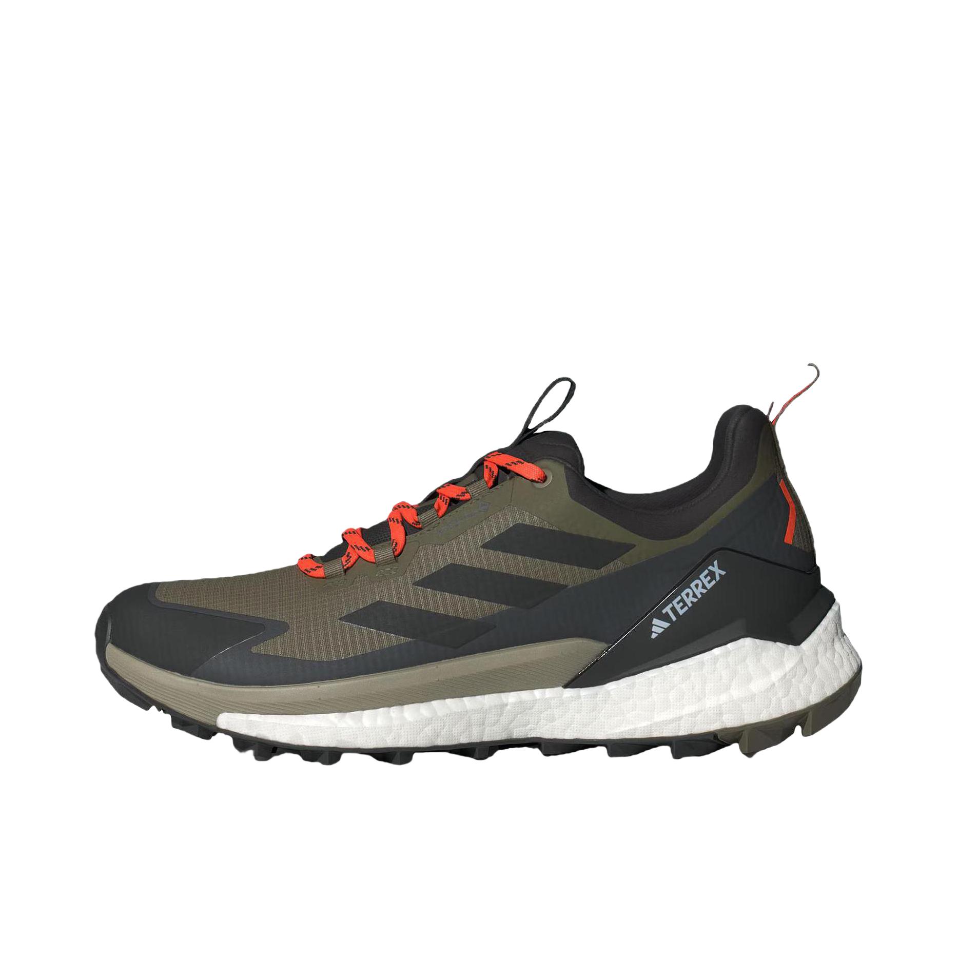 推荐商品：adidas Terrex Free Hiker 2 缓震透气 防滑耐磨 舒适轻便 防水 百搭 户外 徒步鞋 岩层橄榄绿/一号黑/碳黑