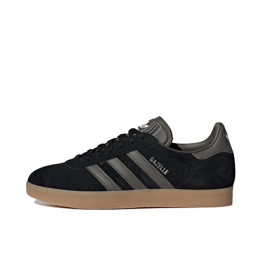 推荐商品：adidas Originals Gazelle T头鞋 德训鞋 板鞋 轻便复古薄底舒适百搭减震耐磨贴合圆头 黑色/灰色
