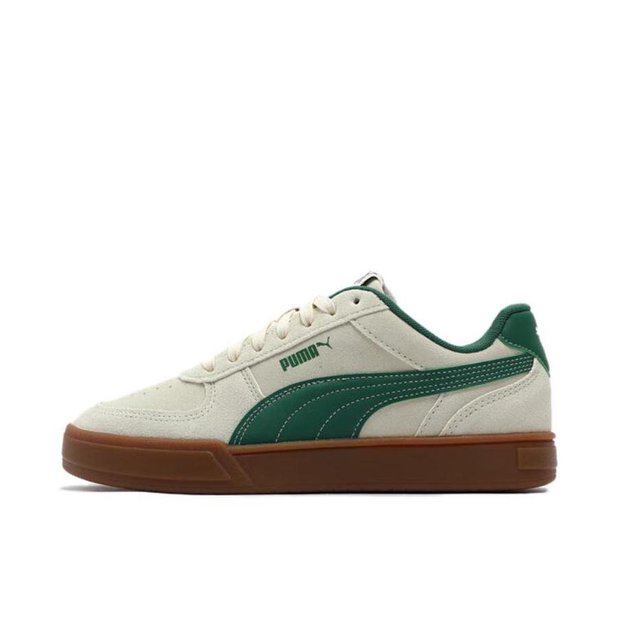 推荐商品：Puma/彪马 Caven Dime 小白鞋 板鞋 缓震回弹防滑耐磨轻便透气舒适百搭复古薄底美式流光风 杏仁糖色/深绿色