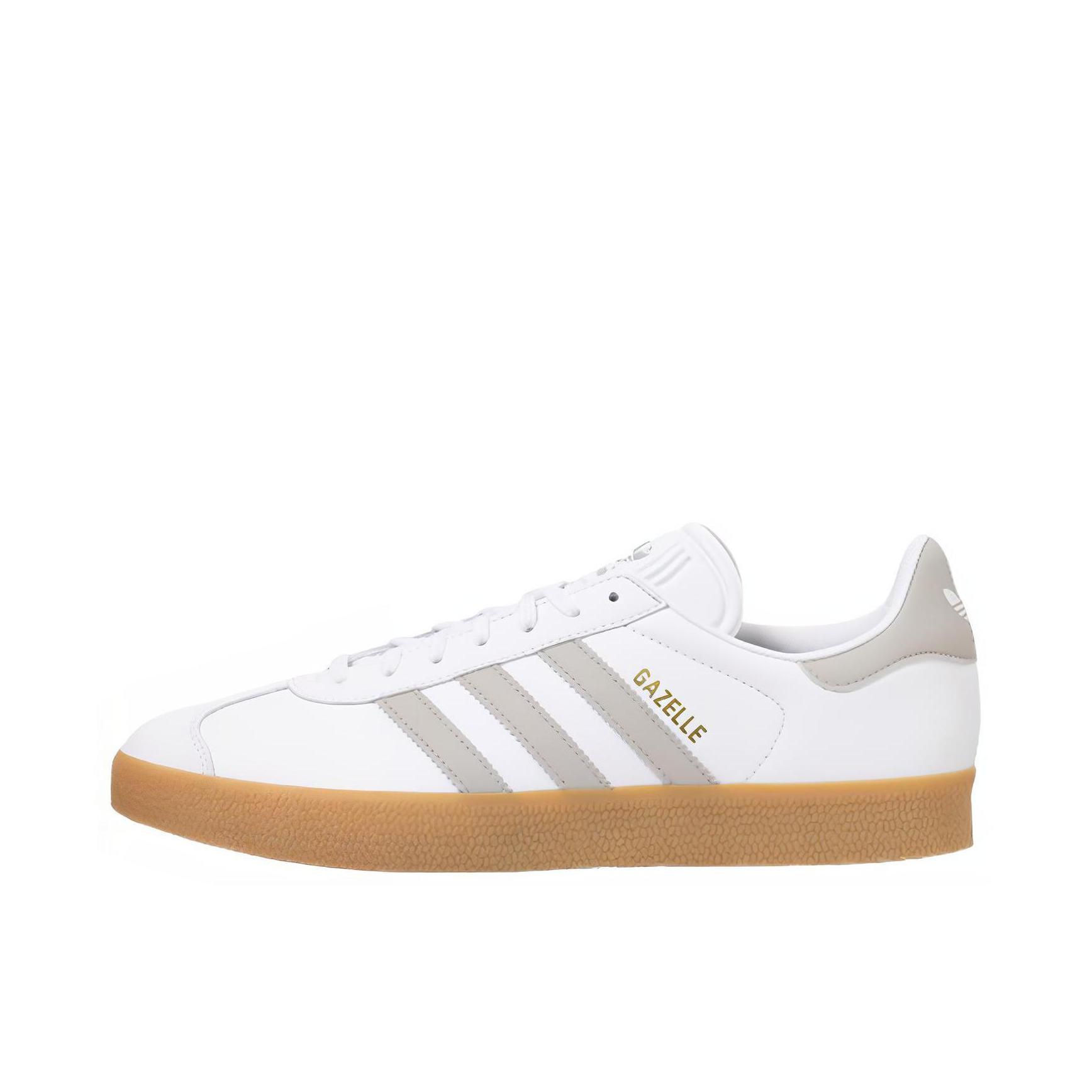 推荐商品：adidas Originals Gazelle T头鞋 德训鞋 板鞋 轻便复古薄底舒适百搭减震耐磨贴合圆头 白色/灰色/卡其色