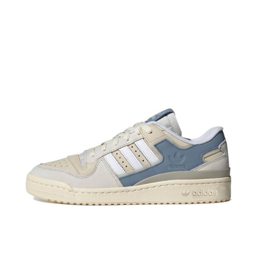 推荐商品：adidas Originals Forum 板鞋 轻便复古防滑时尚魔术贴篮球风薄底包裹性 灰色/橙色/浅卡其